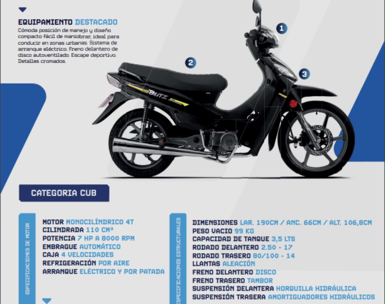 Motomel Blitz Plus - Imagen 4